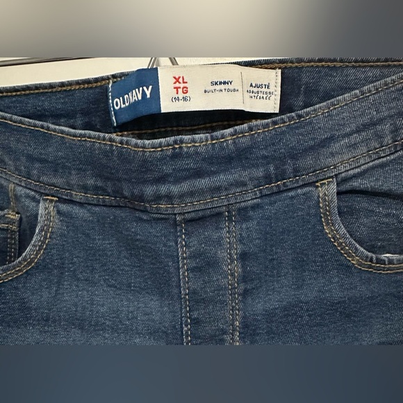 *New*Old Navy Girls Skinny Pull-On Jeans -Size XL (14-16) - Picture 3 of 4